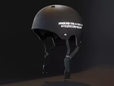 Skate helmet 3D model