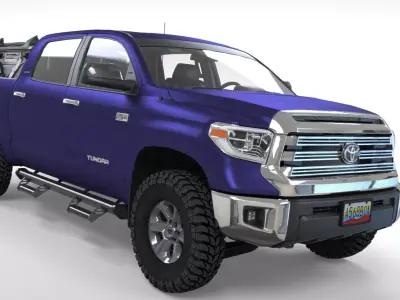 TOYOTA TUNDRA 2010 SALTDOG MODELS  Low-poly 3D model