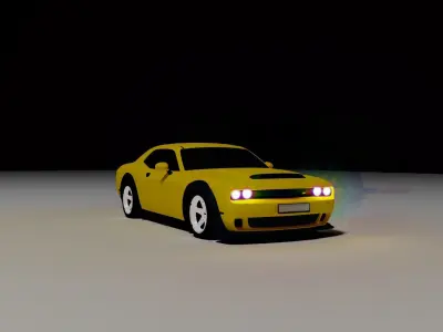 Dodge Challenger SRT Demon 2018 3D model