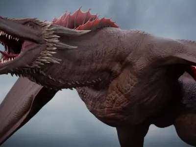 Game of Thrones Dragon -  3D model