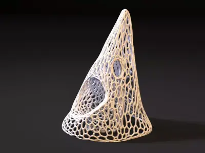 Ghost cone halloween 3D print model