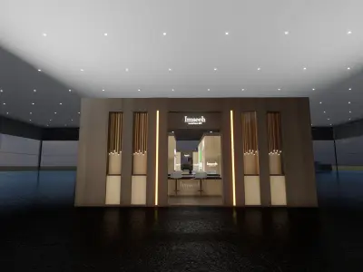 22x8 Exhibition Stand  3D model