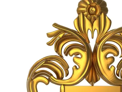 carved frame 3D model 67