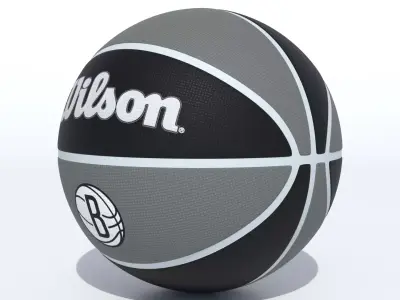 Wilson Brooklyn Nets Basketball 3D model