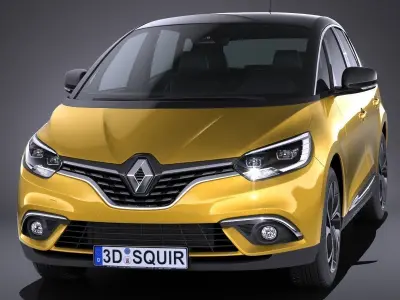 Renault Scenic 2017 3D model
