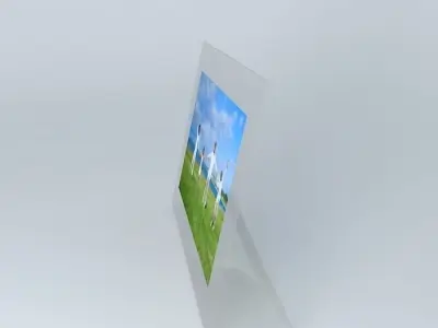 PortaRetratos acrylic frame with family Free 3D model