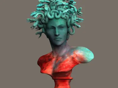 Gorgona Meduza  3D print model