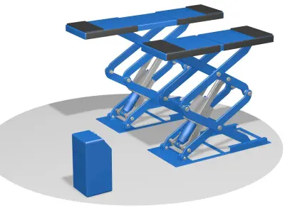 Car Lift R3  3D model