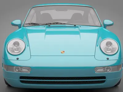 Porsche 911 3D model V2
