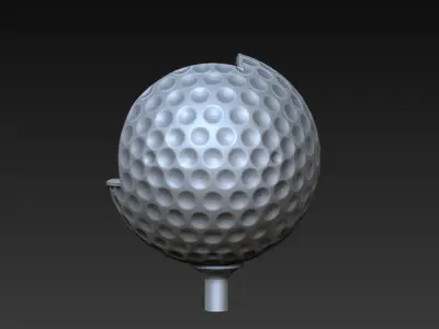 Golf Ball Swing 3D print model