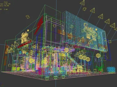 Exhibition - Area - 12X15-3DMAX2009-06 3D model