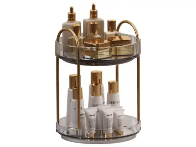 Beauty decorative set 2 3D model