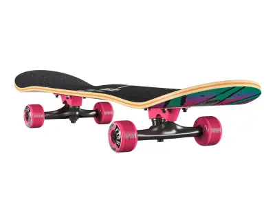  Skateboard Fish Girl 3D model