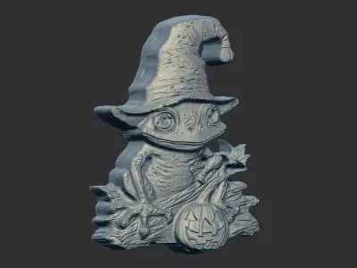 frog witch cnc  3D print model