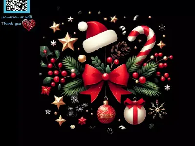 Merry Christmas Free 3D model