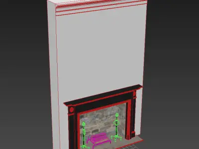 Fireplace 2 3D model