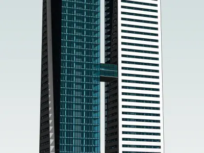 50 Floor Skyscraper 3D model