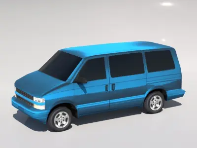 Chevrolet Astro  Low-poly 3D model