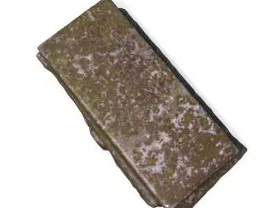 Tomb Table Grave - High and Low Poly Versions Low-poly 3D model