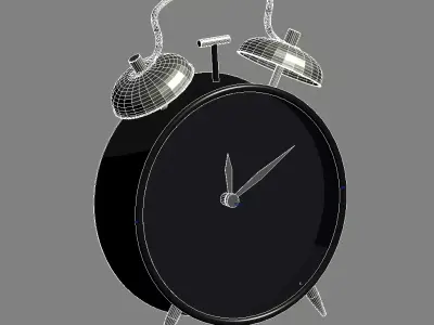 Alarm Clock 3D Model Revit Family Face Based Free low-poly 3D model