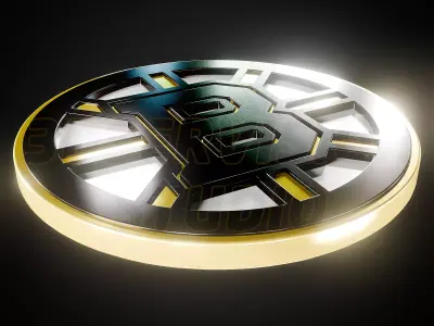Boston Bruins logo - Cinematic - 3D print 3D model