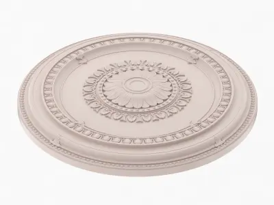Classic Celling Medallion 30 3D model