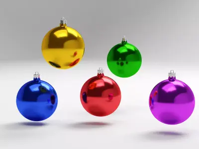 Christmas tree toys 3D model