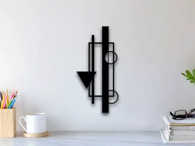 Abstract Wall Art 3D print model buy