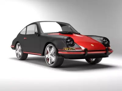 Porsche 911 T  1968 3D model