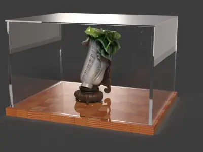 Chinese Jadeite cabbage figure Low-poly 3D model