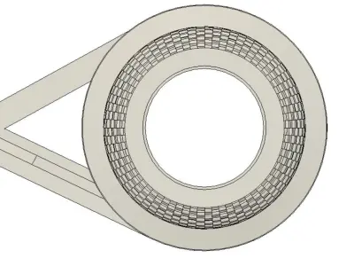Bike gear shifter 3D print model