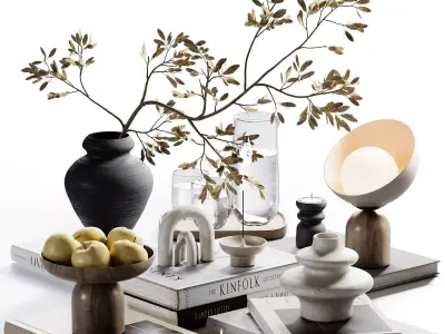 Decorative Set 24 3D model buy