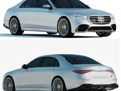 Mercedes-Benz S63 E Performance 3D model