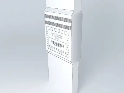 2 World Trade Center interior sign Free 3D model