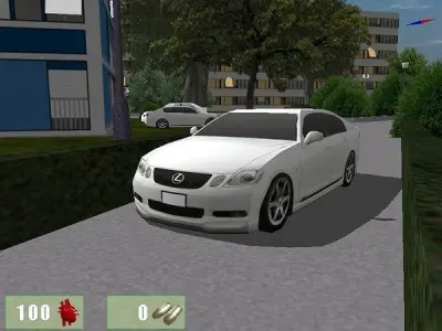 Lexus GS430 Low-poly 3D model