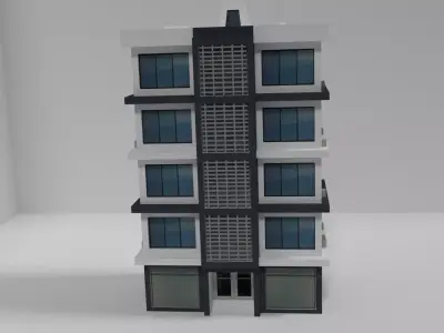 EXCELLENT APARTMENT Low-poly 3D model