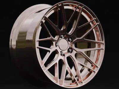 F1R F103 Aftermarket Wheel Low-poly 3D model