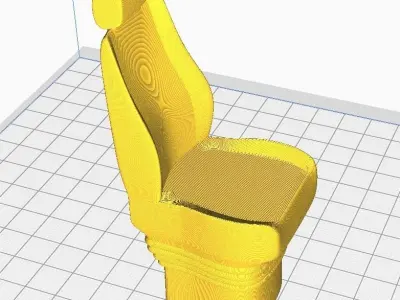 Bus Seat 3D print model