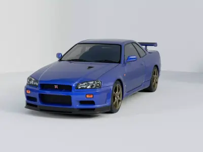 Nissan GT-R R34 3D model