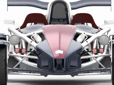 Ariel Atom V8 Low-poly 3D model