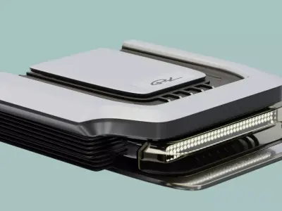 Car Headlight module 3D model