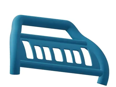 Plastic Vehicle Bumper Bull Bar Toy 3D model