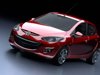 Mazda 2 2011 3D model