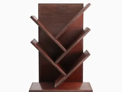 Small Bookshelf 02 Low-poly 3D model