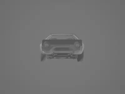 Lancia Stratos HF Free low-poly 3D model
