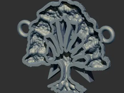 Tree Pendant 34146 3D print model