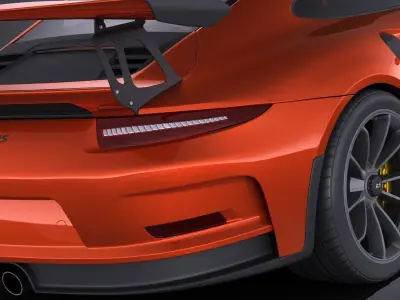 Porsche 911 GT3RS 2016 VRAY 3D model