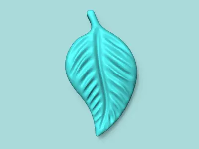 Pepper Leaf - Ficus Silicone Mold Maker - Template 3D print model