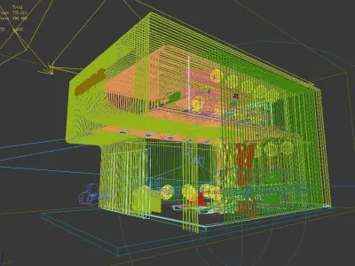Exhibition - Area - 13X8-3DMAX2010-02 3D model