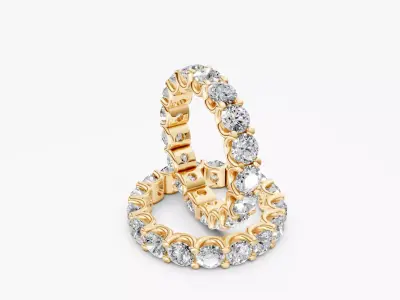 zjk r018 eternity ring 3D print model